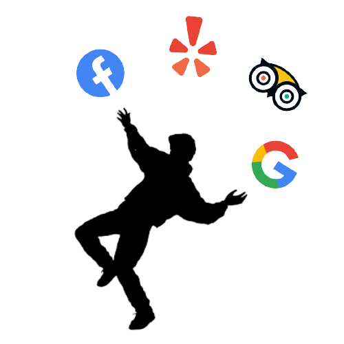 Struggling to juggle Facebook, Yelp, TripAdvisor, and Google