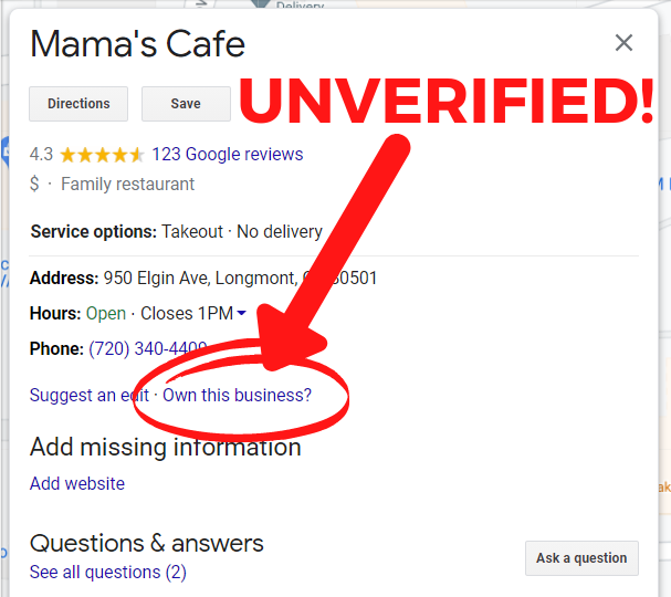 How to Tell if Your Google My Business is Unverified
